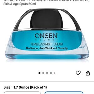 Onsen Secret Blue TenseLess Night Cream